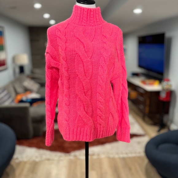 Anthropologie Sweaters - Anthropologie Pink Turtleneck